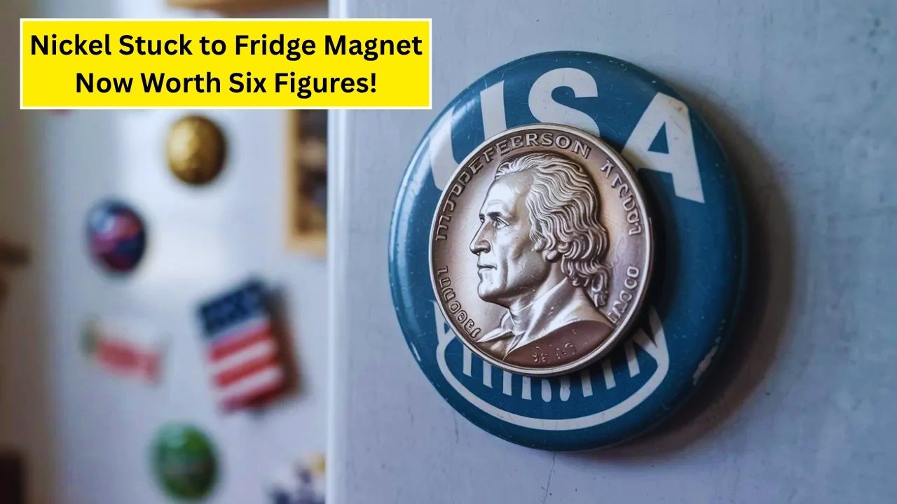 Nickel Stuck to Fridge Magnet Now Worth Six Figures!