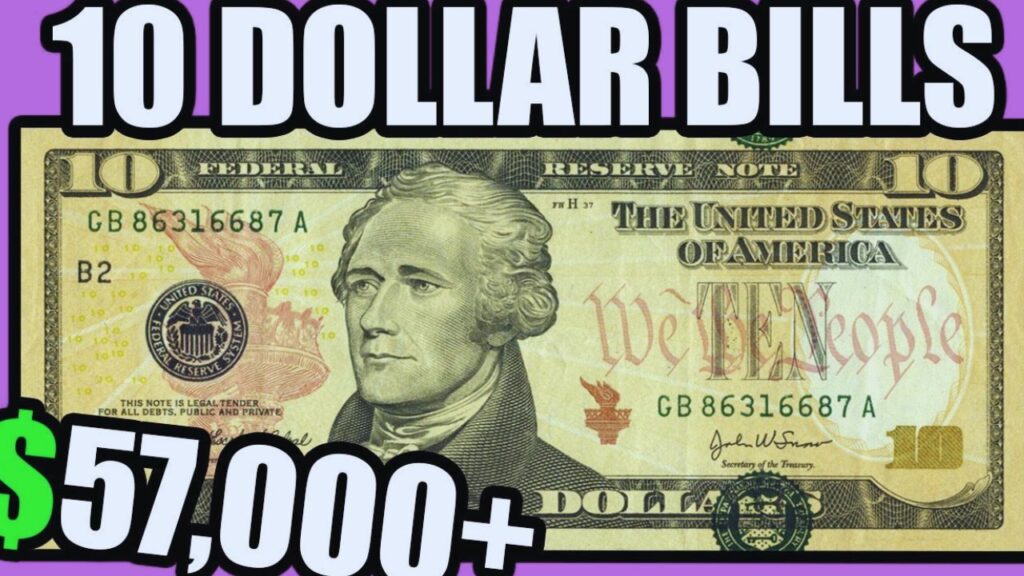 Rare $10 Bill With Serial Repeater Still Out There: One Valued at $410,000