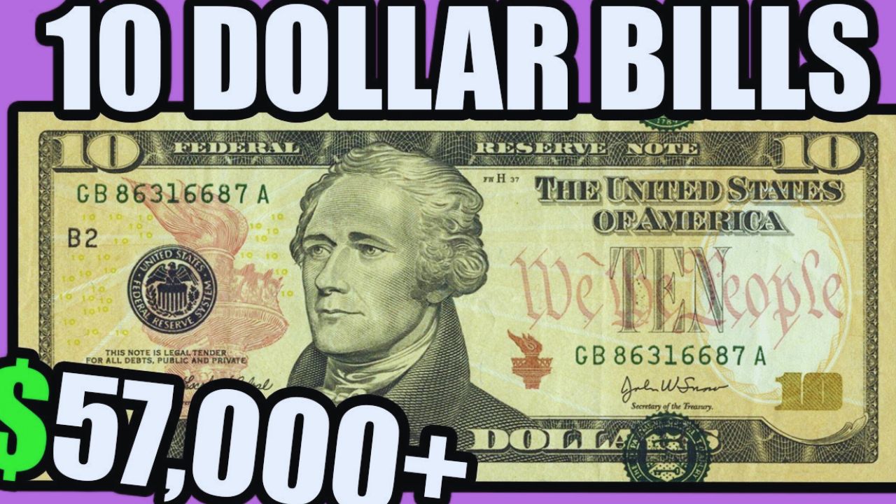 Rare $10 Bill With Serial Repeater Still Out There: One Valued at $410,000